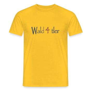 Waldviertler 6 - Männer T-Shirt - Gelb - Vorne - AI Model Male 178 dark (178cm)