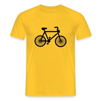 VELO - Männer T-Shirt - Gelb - Vorne - AI Model Male 178 dark (178cm)