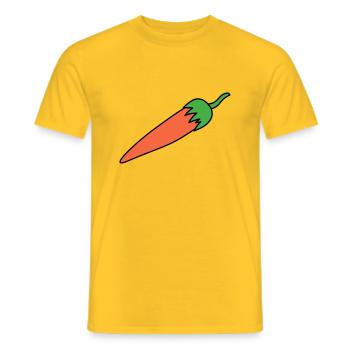 Chilli - Männer T-Shirt - Gelb - Vorne - AI Model Male 178 dark (178cm)