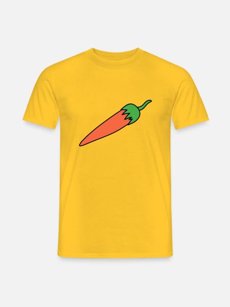 Chilli - Männer T-Shirt - Gelb