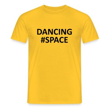 Dancing Dance Music - Männer T-Shirt - Gelb - Vorne - AI Model Male 178 dark (178cm)