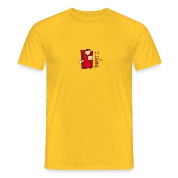 DANTE - T-shirt homme - jaune - Devant - AI Model Male 178 dark (178cm)