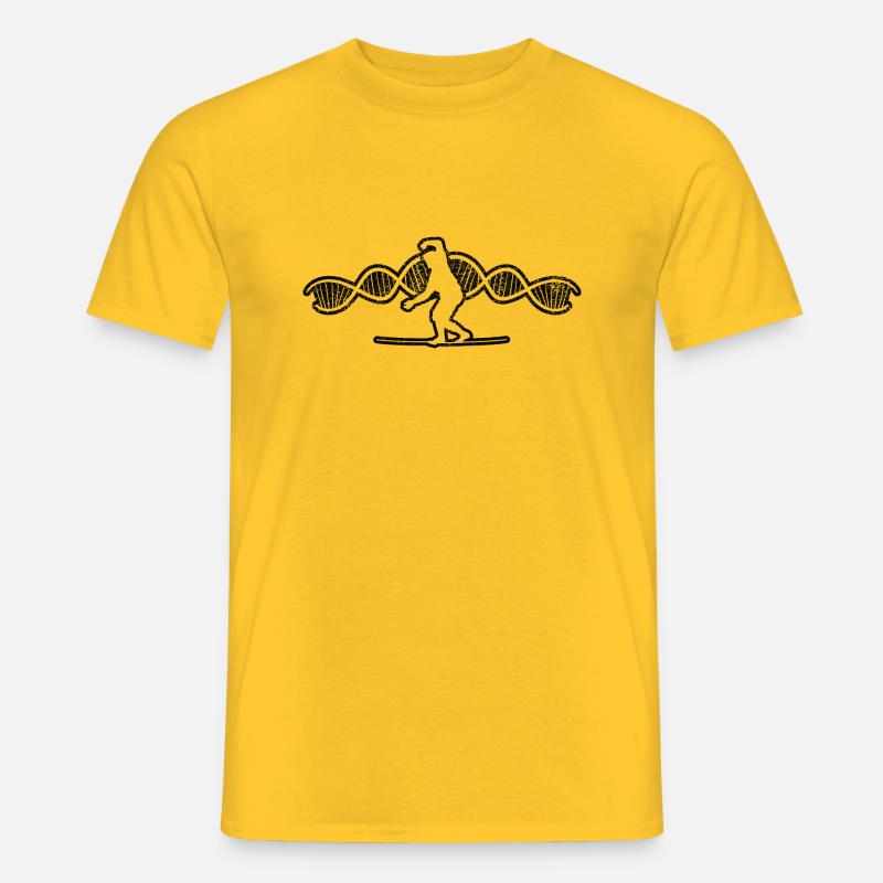 Slackline Tricklining Cadeau Slackliner - T-shirt homme - jaune