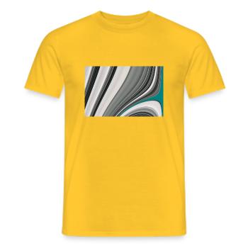 un ending skyline - T-shirt homme - jaune - Devant - AI Model Male 178 dark (178cm)