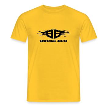 Booze Bug Logo schwarz - Männer T-Shirt - Gelb - Vorne - AI Model Male 178 dark (178cm)