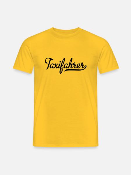 Taxifahrer - Männer T-Shirt - Gelb