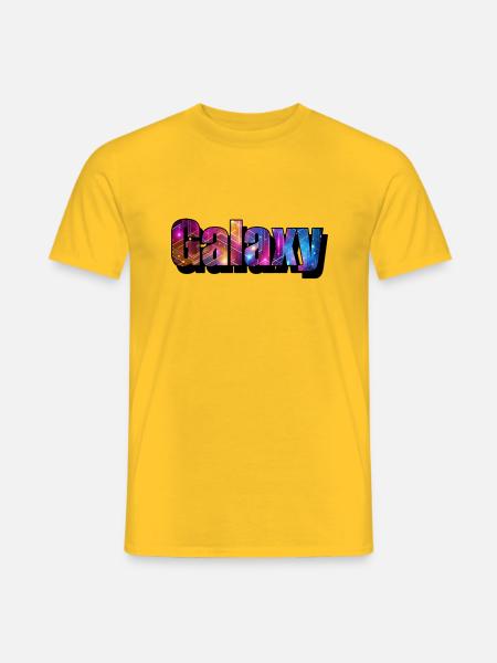 My Design - Männer T-Shirt - Gelb