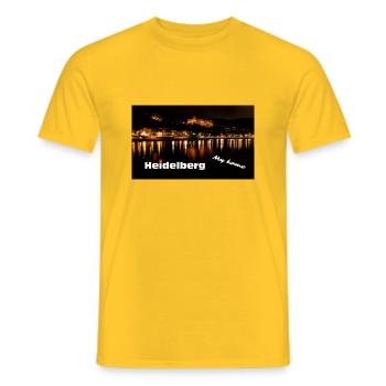 HeidelbergMy Home - Männer T-Shirt - Gelb - Vorne - AI Model Male 178 dark (178cm)