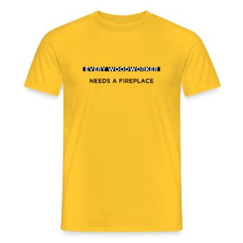Déclaration Sabrina Carpenter T-shirts Marteau-piqueur - T-shirt homme - jaune - Devant - AI Model Male 178 dark (178cm)