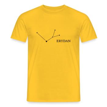 Constellation - Men's T-Shirt - yellow - Front - AI Model Male 178 dark (178cm)