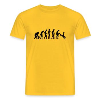 Breakdance Geschenk Tanzen Tänzer Tanzsport - Männer T-Shirt - Gelb - Vorne - AI Model Male 178 dark (178cm)