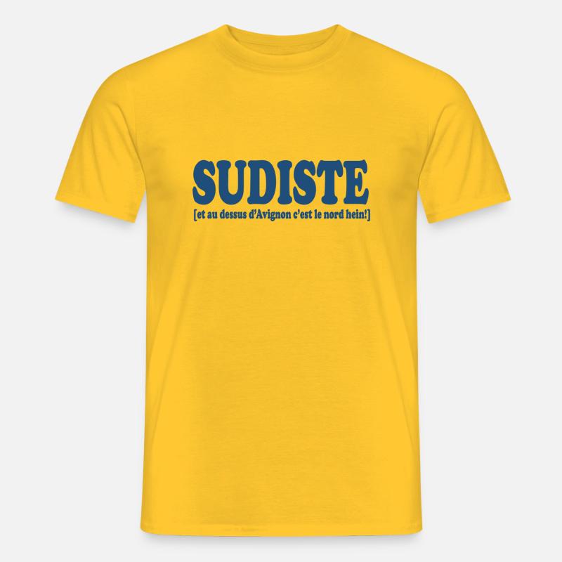 Sudiste1 - Männer T-Shirt - Gelb