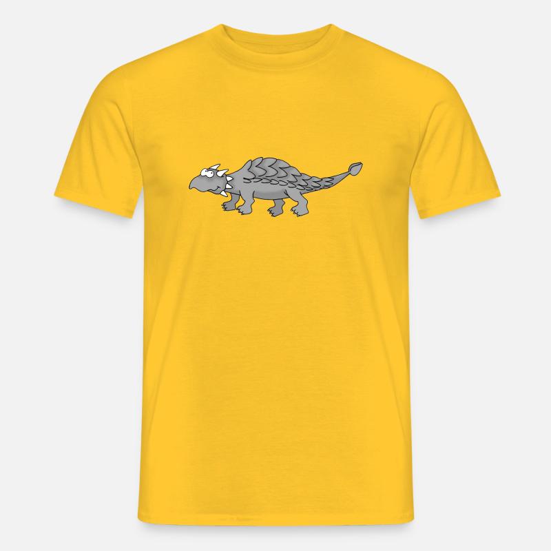 Dino 9 - Männer T-Shirt - Gelb