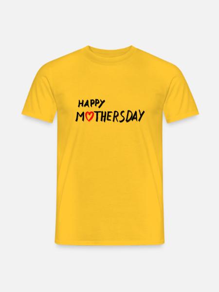 Mothersday - Männer T-Shirt - Gelb