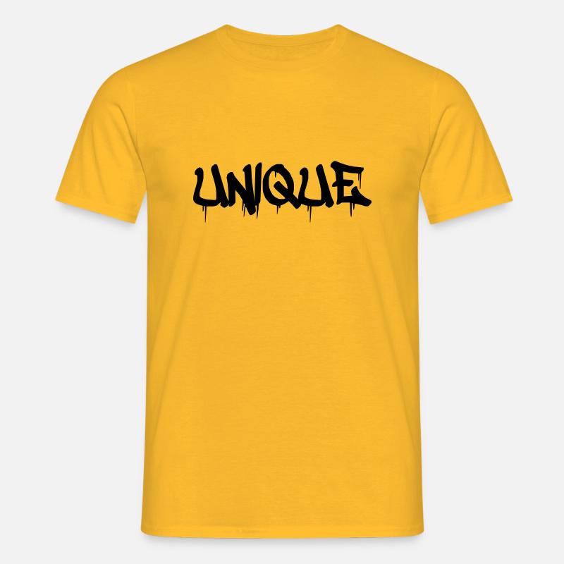 unique - Männer T-Shirt - Gelb
