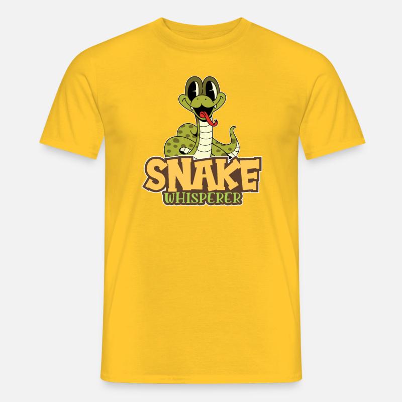 Snake Proverbs Proverbs - Men's T-shirt - yellow