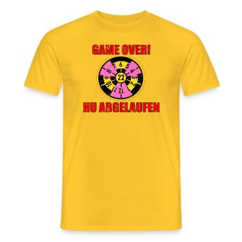 TÜV Abgelaufen (Rosa) - Männer T-Shirt - Gelb - Vorne - AI Model Male 178 dark (178cm)