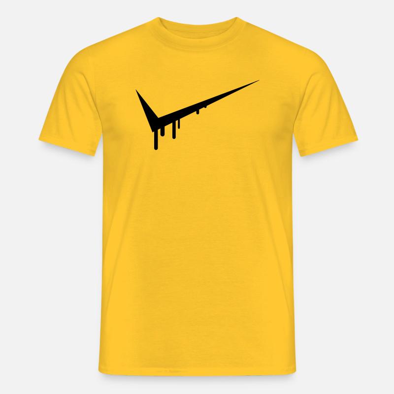 Graffiti Tick - Männer T-Shirt - Gelb