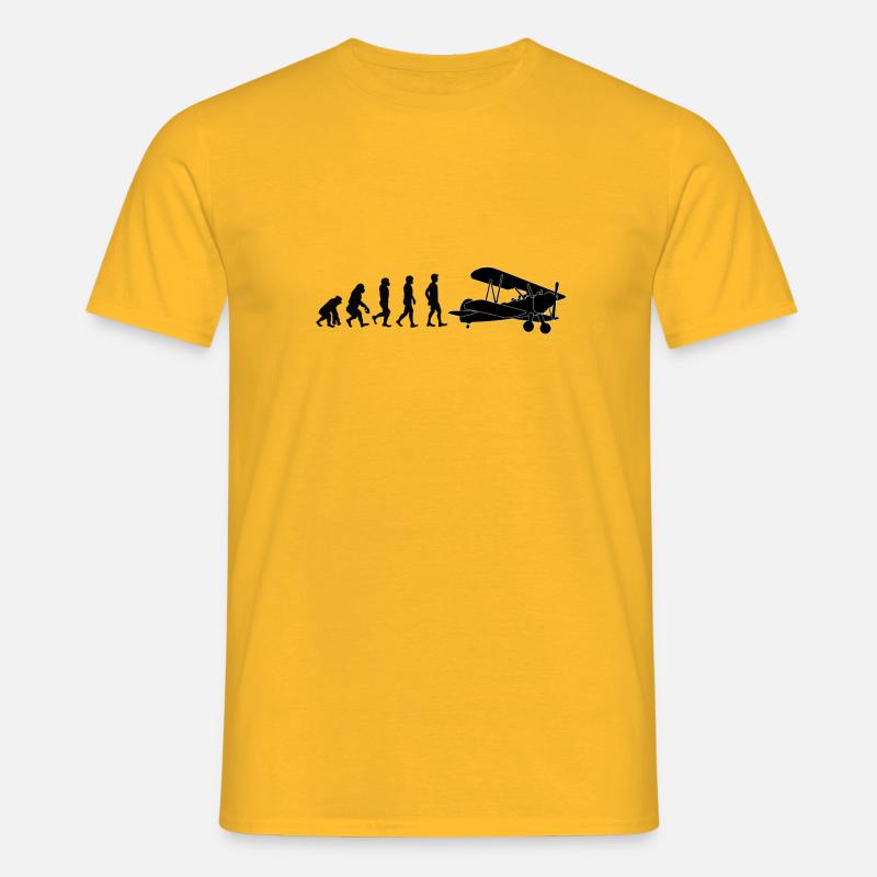 Evolution Pilot - Men's T-Shirt - yellow