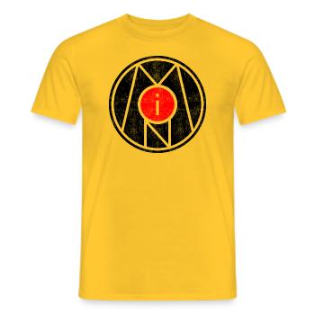 Idée cadeau Moin Coast Lovers - T-shirt homme - jaune - Devant - AI Model Male 178 dark (178cm)