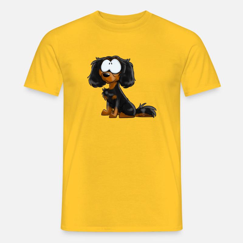 Ich bin CKC - Black Fire - Männer T-Shirt - Gelb