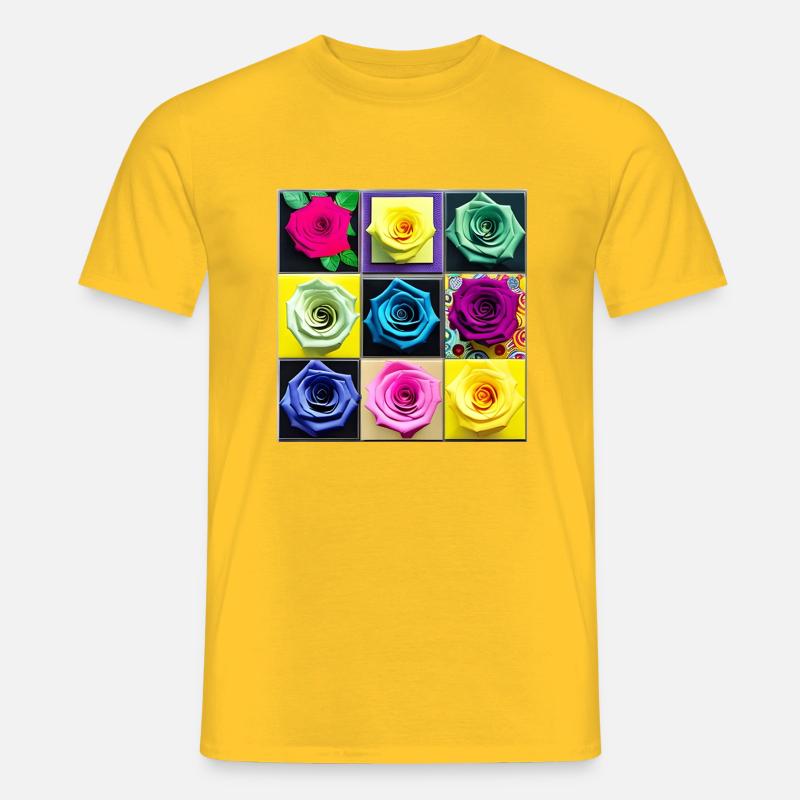 A012 - Männer T-Shirt - Gelb
