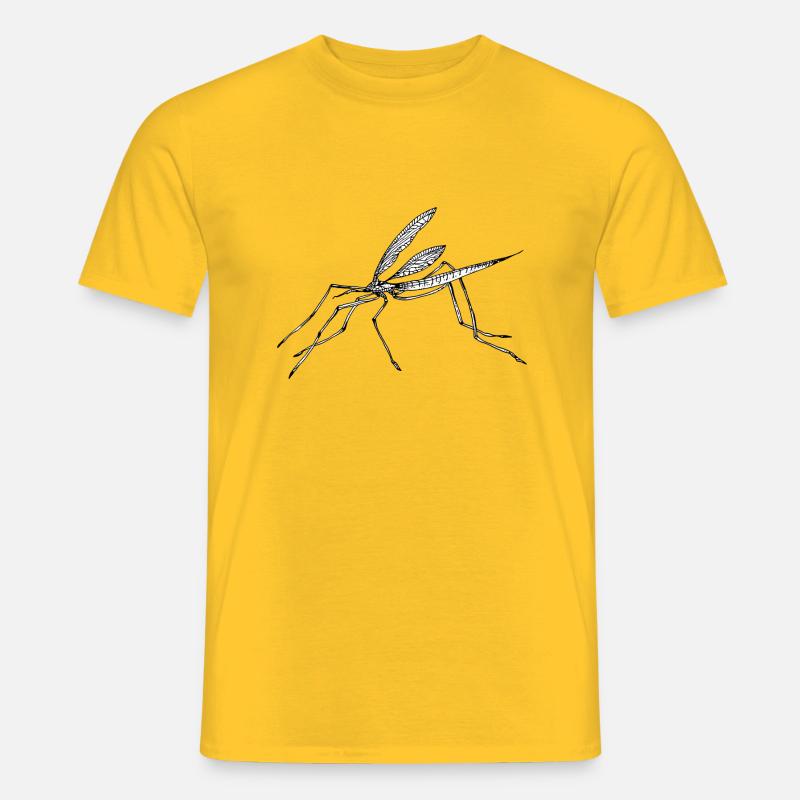 Moskito - Männer T-Shirt - Gelb