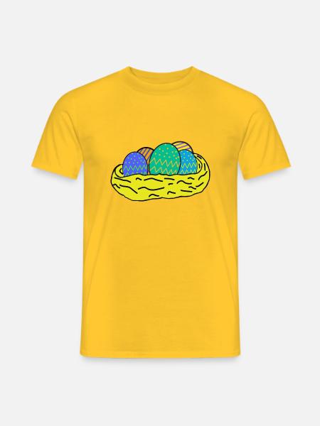 Ostereier - Männer T-Shirt - Gelb