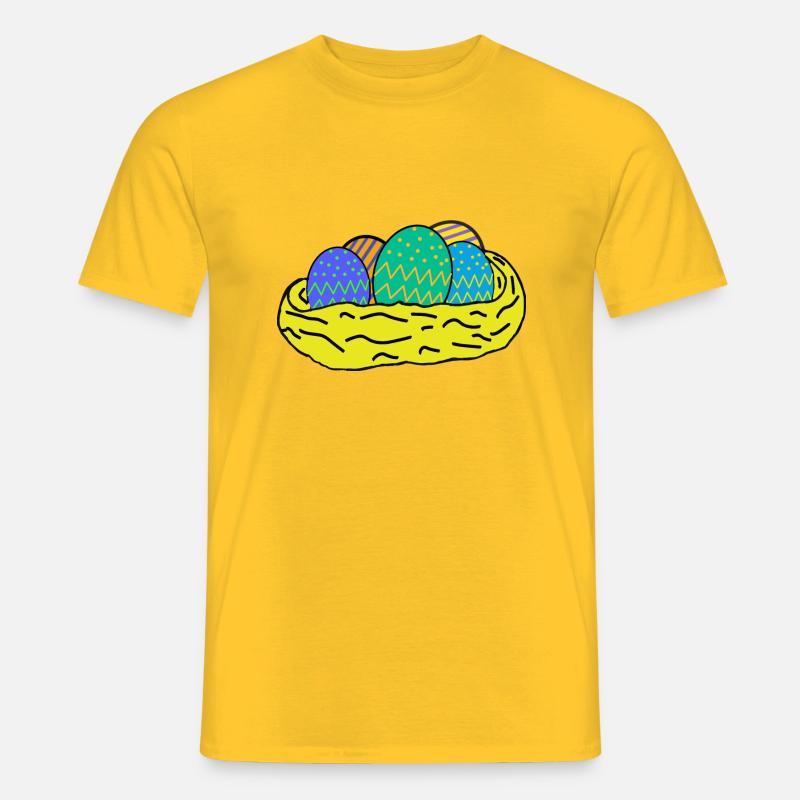 Ostereier - Männer T-Shirt - Gelb