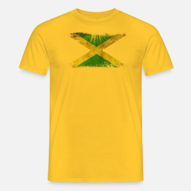Jamaica - Männer T-Shirt - Gelb