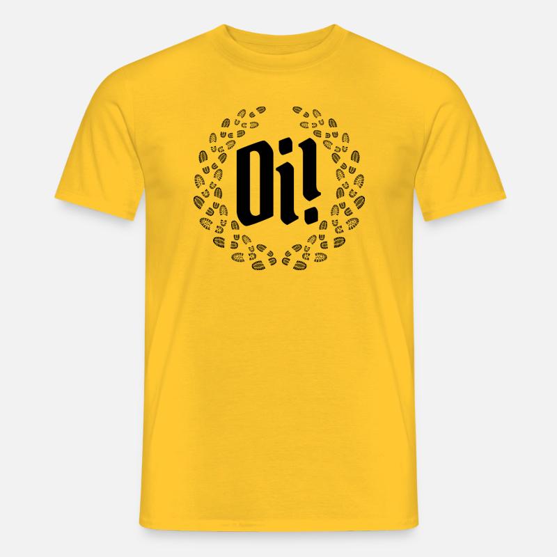Oi! Oi! Oi! - Männer T-Shirt - Gelb