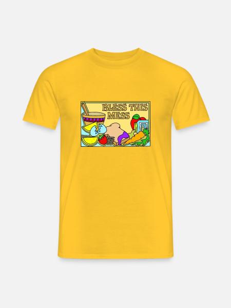 Food - mess kitchen :) - Men's T-Shirt - yellow