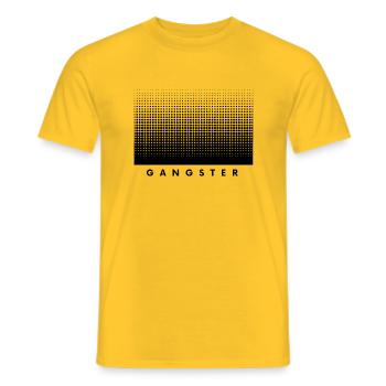 gangster - T-shirt homme - jaune - Devant - AI Model Male 178 dark (178cm)