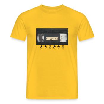 VHS - T-shirt homme - jaune - Devant - AI Model Male 178 dark (178cm)
