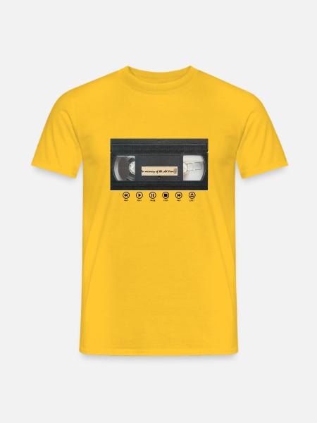 VHS - Männer T-Shirt - Gelb
