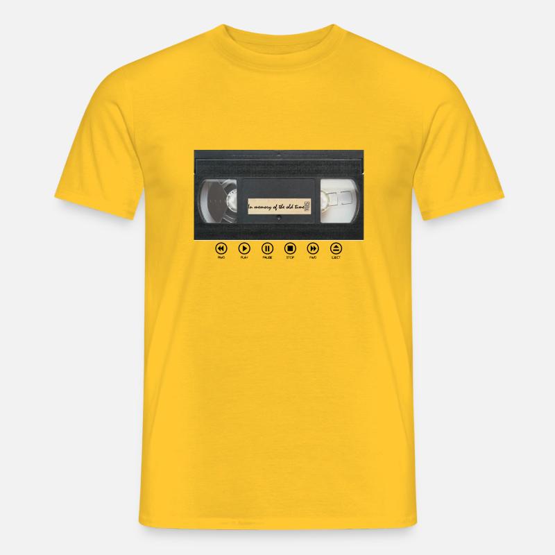 VHS - Männer T-Shirt - Gelb