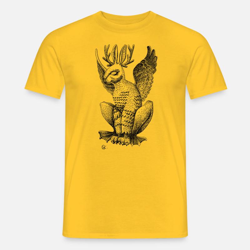 Wolpertinger - Männer T-Shirt - Gelb