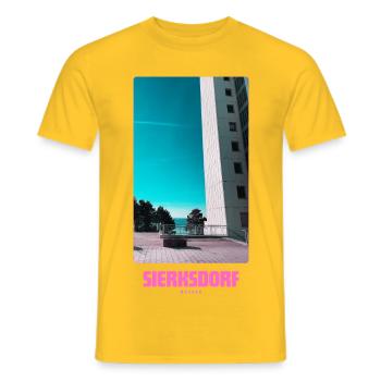 Sierksdorf _ Ostsee - Männer T-Shirt - Gelb - Vorne - AI Model Male 178 dark (178cm)