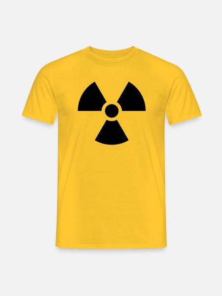 Radioactive Nuclear Danger - Men's T-Shirt - yellow