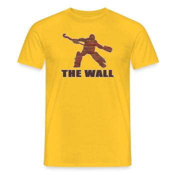 Hockey Feldhockey-Torwart HockeyGoalie Hockeylife - Männer T-Shirt - Gelb - Vorne - AI Model Male 178 dark (178cm)