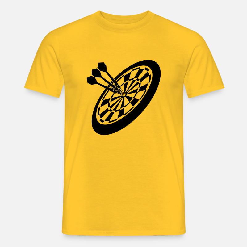 Dart Sport - Männer T-Shirt - Gelb