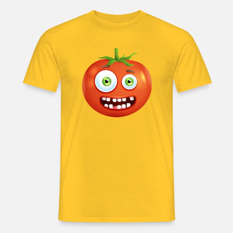 tomate gemüse013 - Männer T-Shirt - Gelb