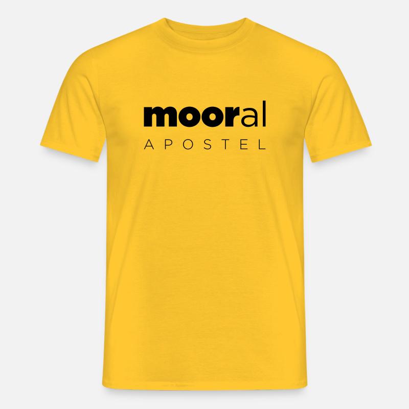 mooralapostel - Männer T-Shirt - Gelb