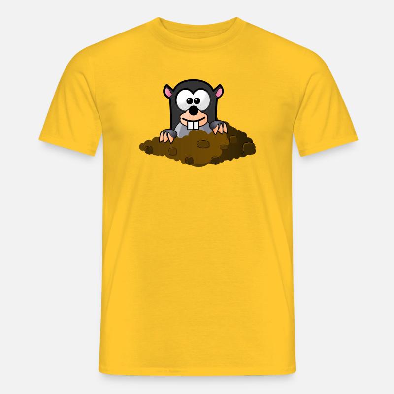 Molecule comic style - Men's T-Shirt - yellow