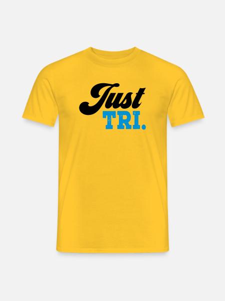 Triathlon - Männer T-Shirt - Gelb