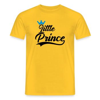 little Prince - Men's T-Shirt - yellow - Front - AI Model Male 178 dark (178cm)