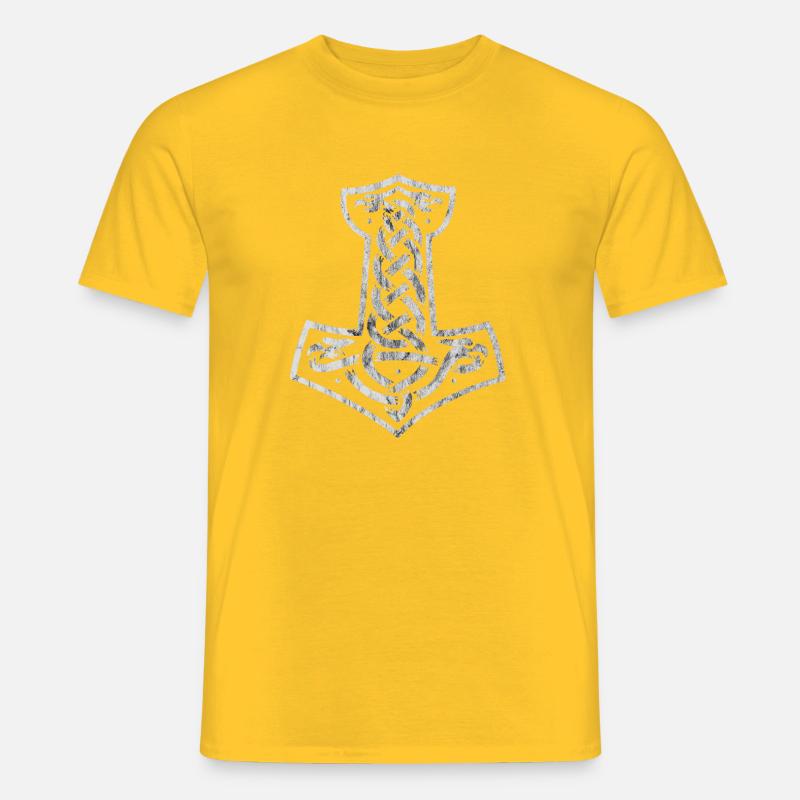 Mjolnir - Männer T-Shirt - Gelb