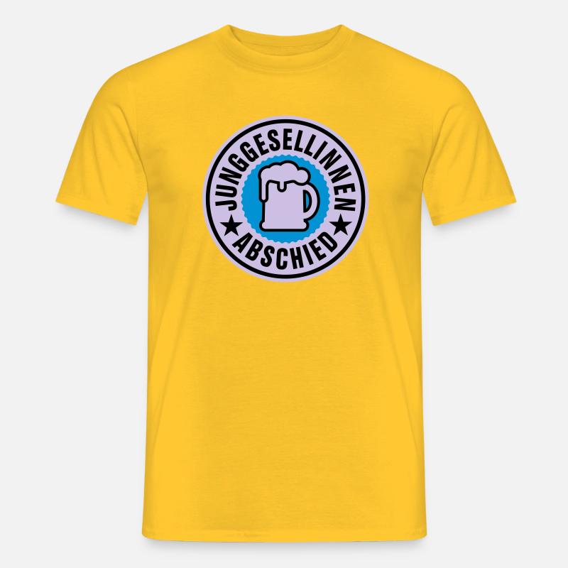 Junggesellinnen Abschied | Hochzeit | Beer | Bier - T-shirt homme - jaune
