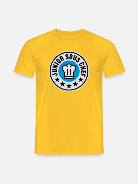Junior Sous Chef - Männer T-Shirt - Gelb