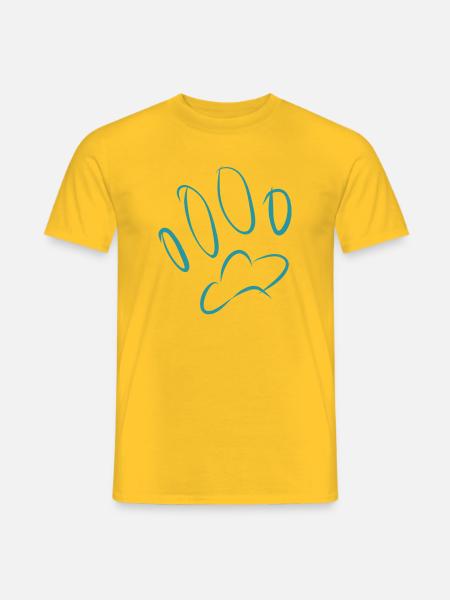 Pied-pied chien - T-shirt homme - jaune